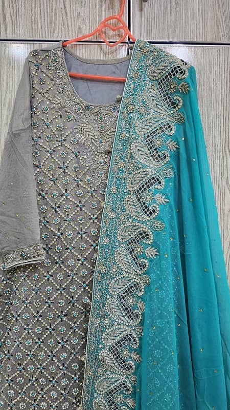 maxi for walima or party wear 2