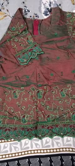 langa choli . . multi green