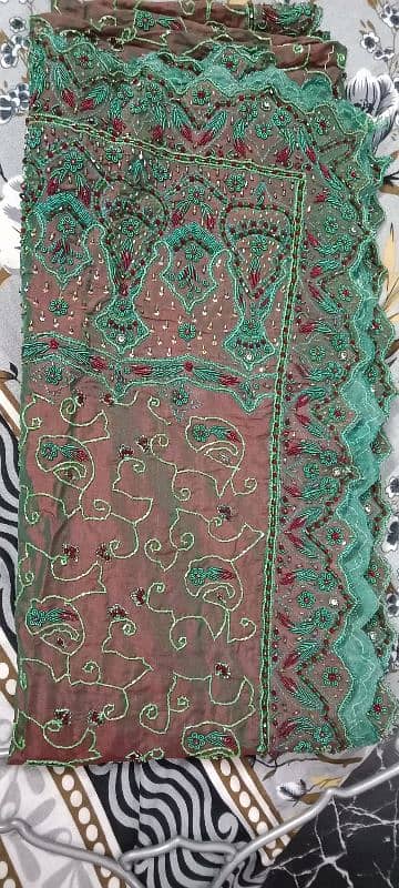 langa choli . . multi green 2