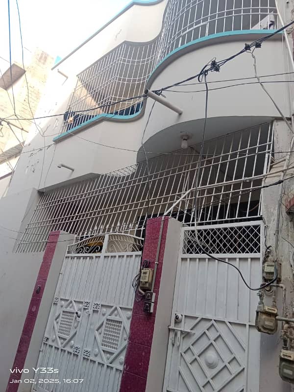 Ground+1 R. C. C+2 ROOMS UPER FLOOR HOUSE FOR SALE IN SECTOR 5C4 NORTH KARACHI 0