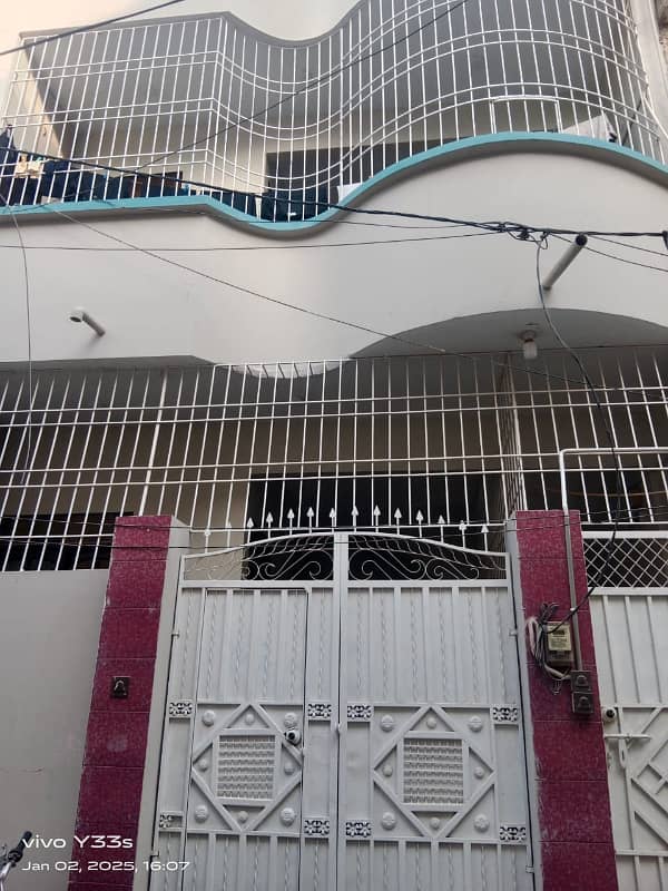 Ground+1 R. C. C+2 ROOMS UPER FLOOR HOUSE FOR SALE IN SECTOR 5C4 NORTH KARACHI 1