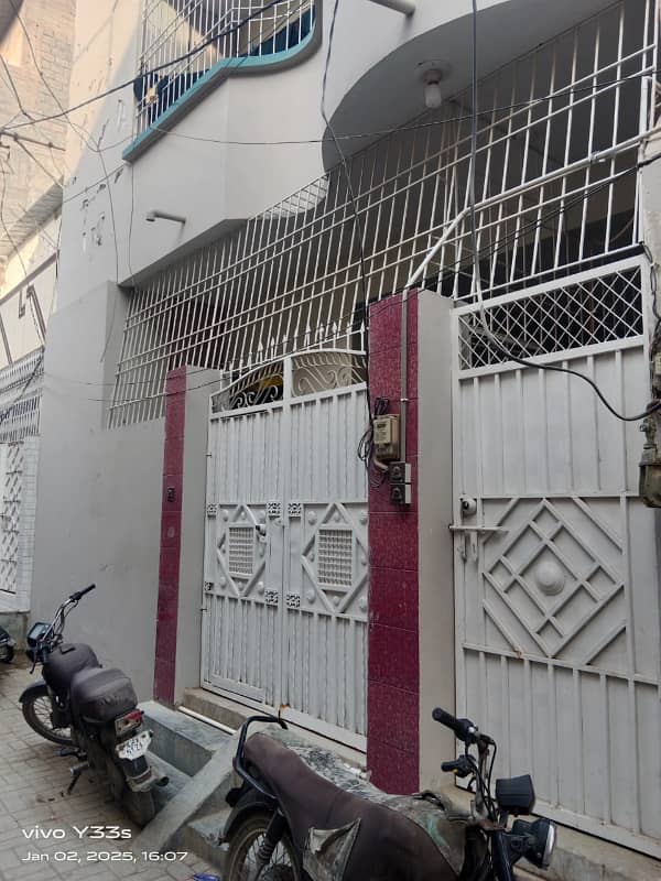 Ground+1 R. C. C+2 ROOMS UPER FLOOR HOUSE FOR SALE IN SECTOR 5C4 NORTH KARACHI 3