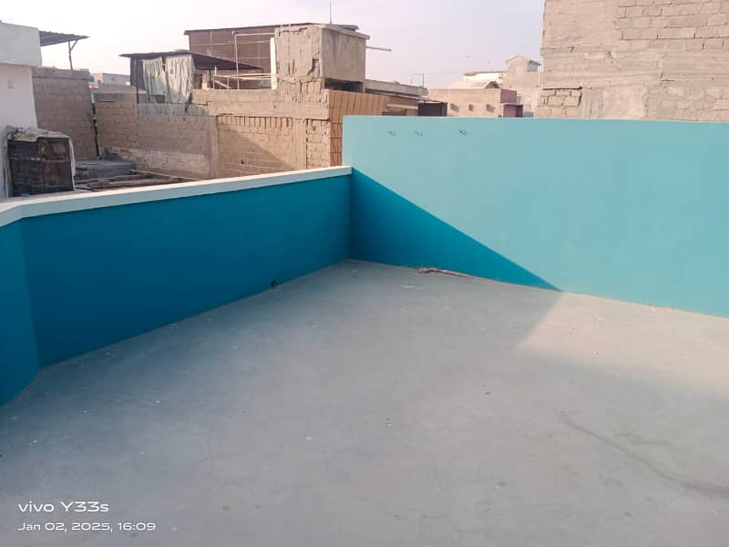 Ground+1 R. C. C+2 ROOMS UPER FLOOR HOUSE FOR SALE IN SECTOR 5C4 NORTH KARACHI 15