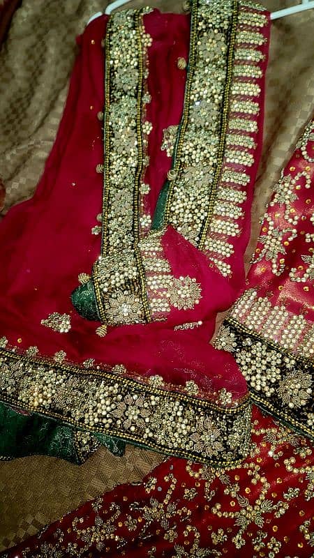 Beautiful Bridal Lehnga amazing  condition 1