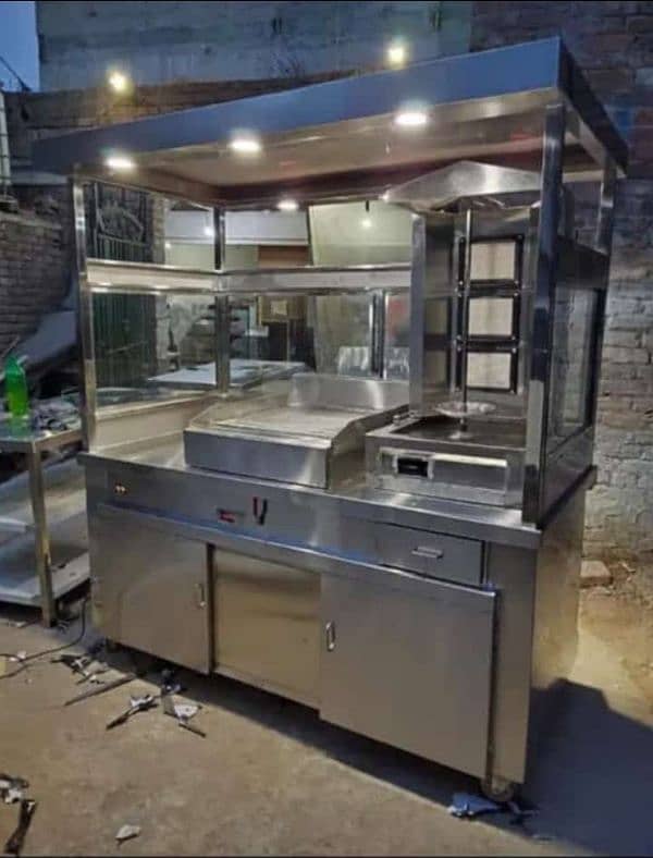 Pizza Oveb South star Dough Mixer Sharwama Counter Fryer Hot plate Etc 6