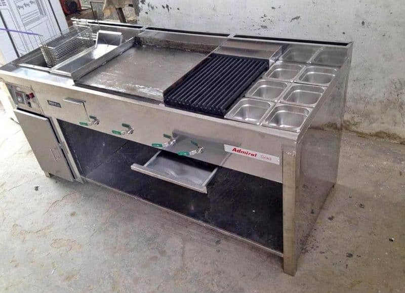 Pizza Oveb South star Dough Mixer Sharwama Counter Fryer Hot plate Etc 10