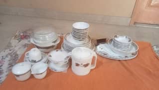 dinner set marbal ka 72 piece