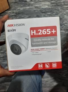 hikvision H. 265+ cctv camera brand new