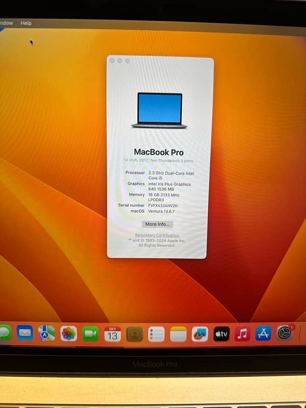 Apple MacBook Pro 2017. . 13”/core i5/Macbook for sale 0