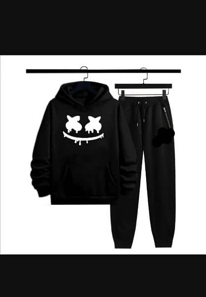 men's printed fleece hoodies 2 pice 9