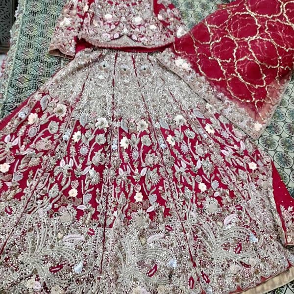 Beautiful Red Lehnga premium work 4