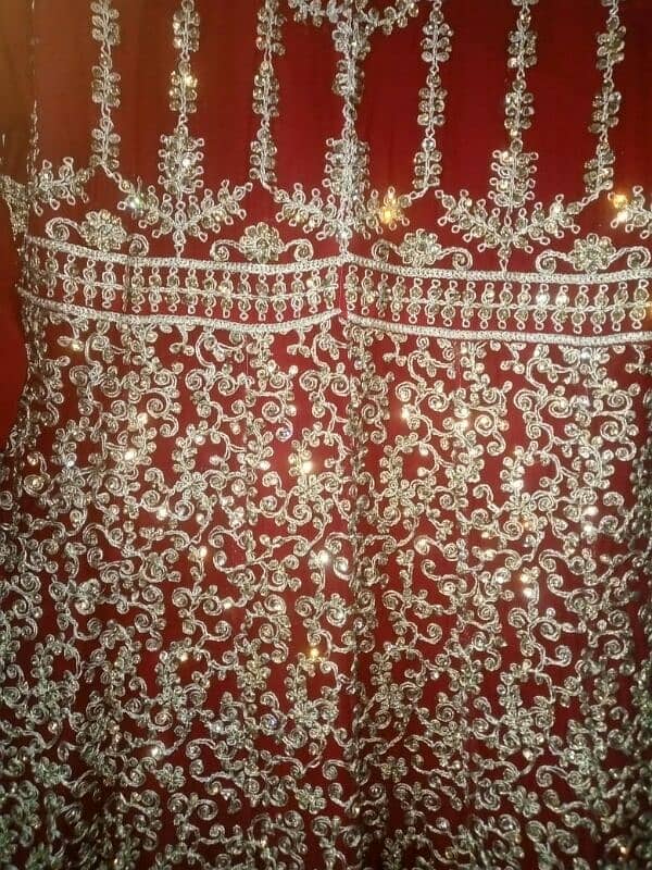 Bridal Maroon Frock 2