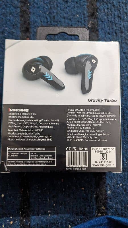 DEFY Gravity Turbo With Low Latency True Wireless Gaming Earbuds 1