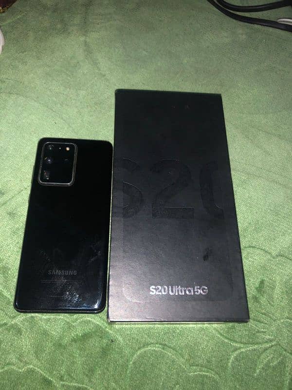 Samsung s20 ultra (12/128) dual sim physical . approved 6