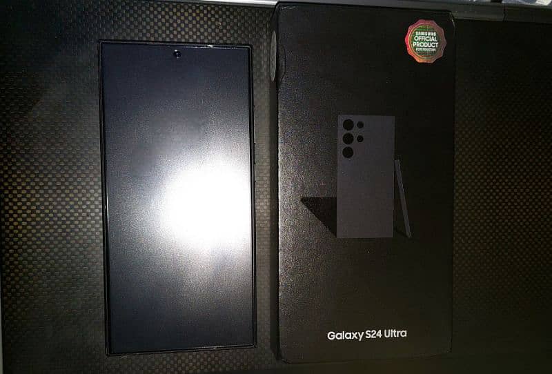 S24 Ultra Black 512 GB Official PTA Approved Only Box Opened 2