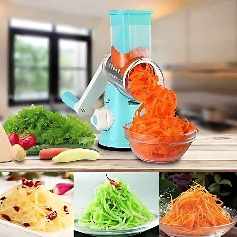 Free Delivery 3 In 1 Vegetable Cutter Machine For Potato Onion Carrot 0