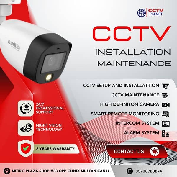 CCTV camera / security camera / Dahua / Hikvission / pollo 1