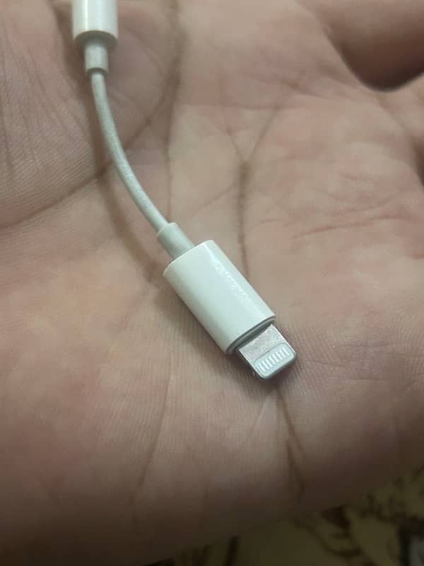 Apple Original 3.5mm to lighting connector And Original 2m cable 1