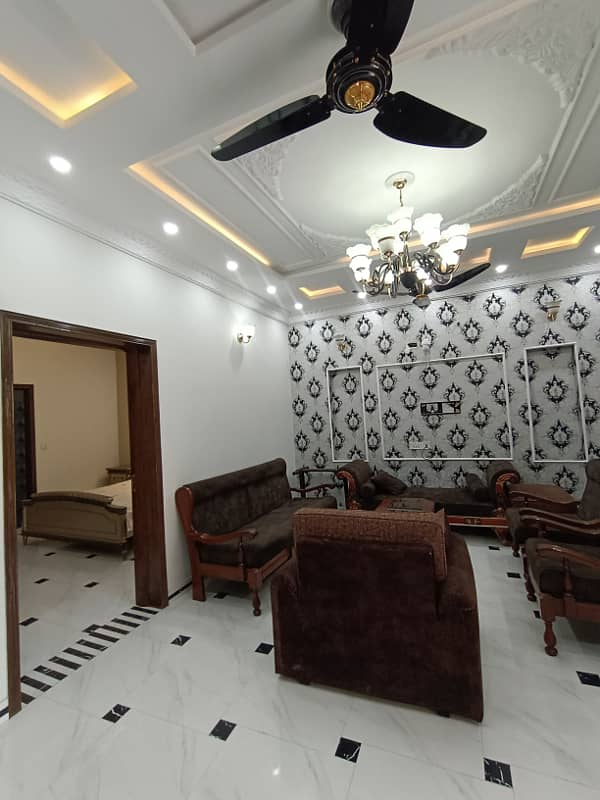 5 Marla Fully Furnished Brand New Spanish Very Very Beautiful Luxury House For Rent In Johar Town Phase-2 Very Super Hot Ideal Location Very Near To Emporium Mall or Lahore Expo Center 0