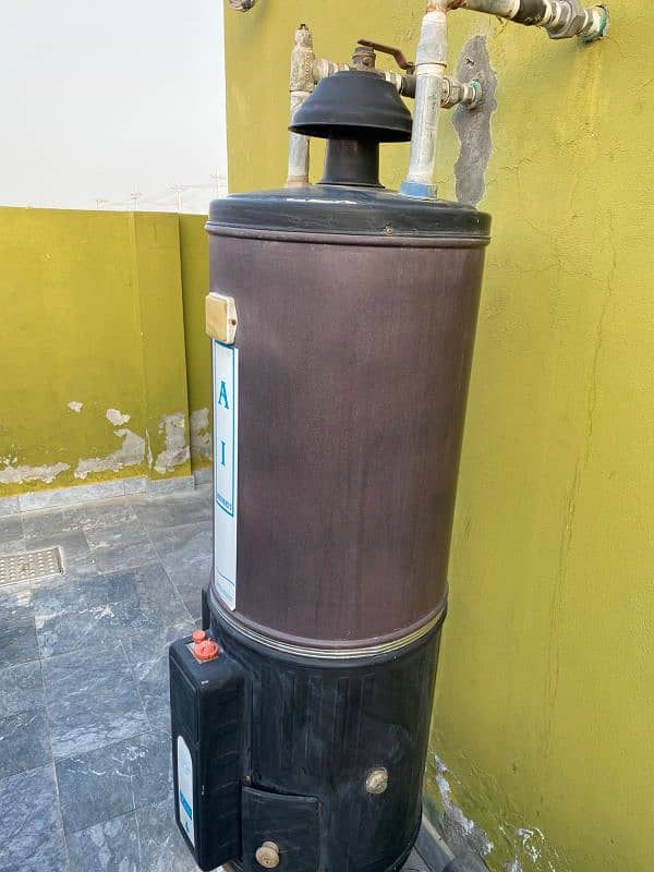 Dual Electric and Gas Geyser Almost New گیزر 2