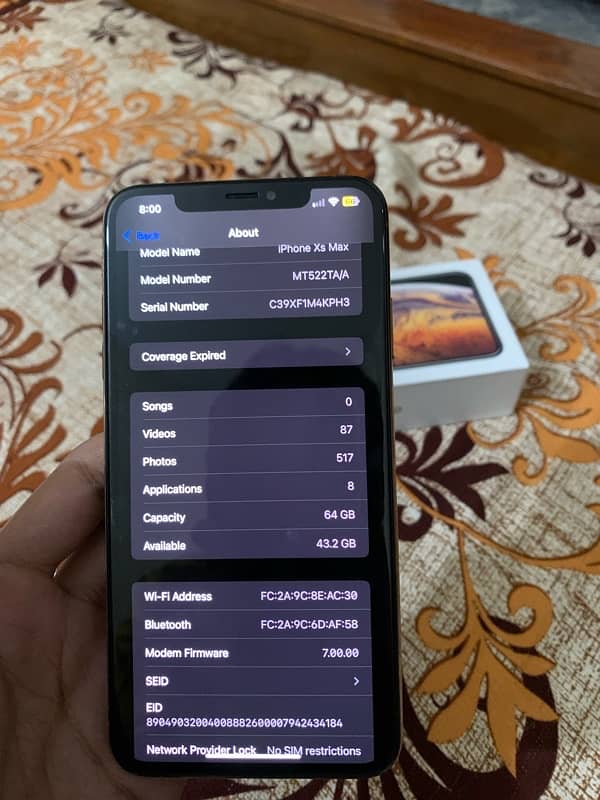 iPhone XS Max pta approved 9