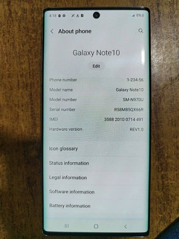 Samsung Note 10 Non Pta 6