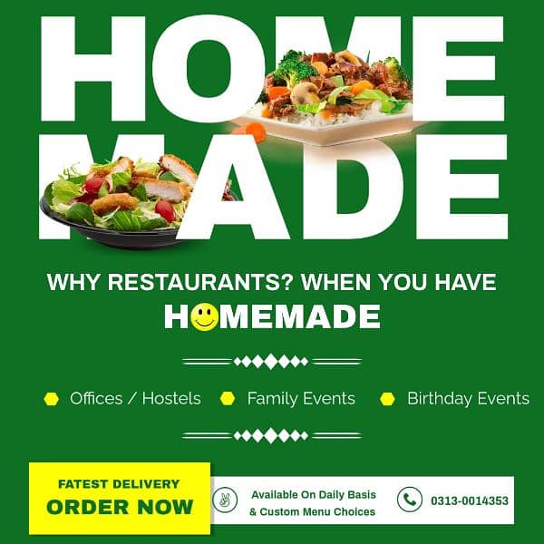 Fresh Homemade Food Service In Lahore 0