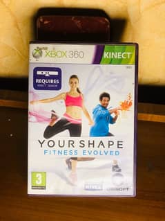 Xbox 360 Your Shape fitness game disc cd or dvd