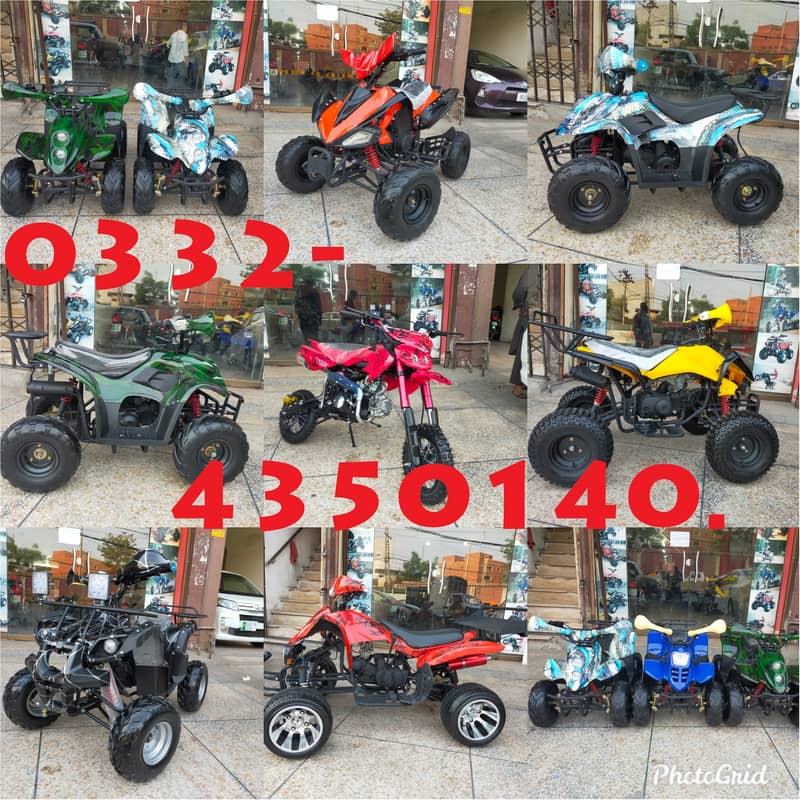 Full Stock 70cc , 110cc , 125cc ,150cc, 250cc Atv Quad 4 Wheels Bikes 0