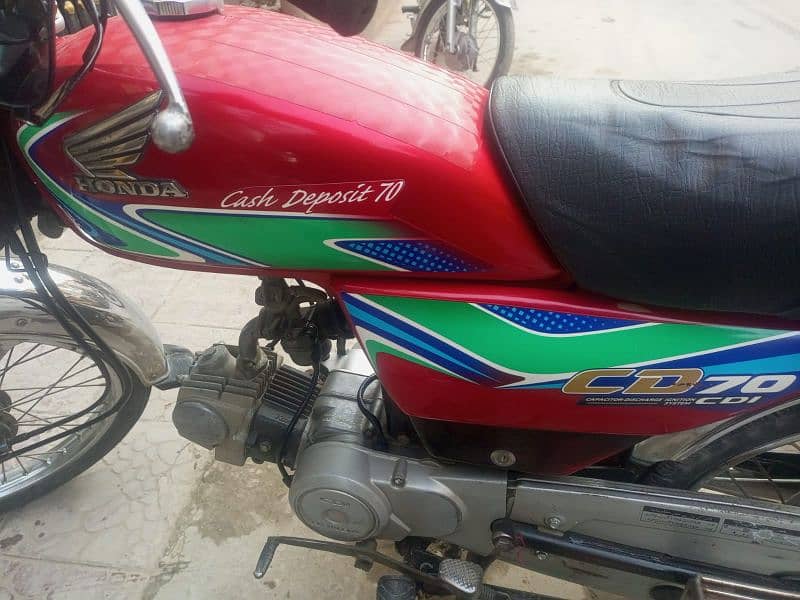 Honda CD 70 2018 in excellent condition 7