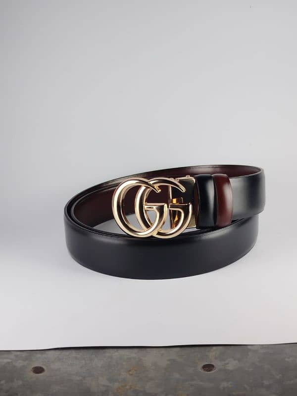 Double G Gucci high Quality pure leather belt 0