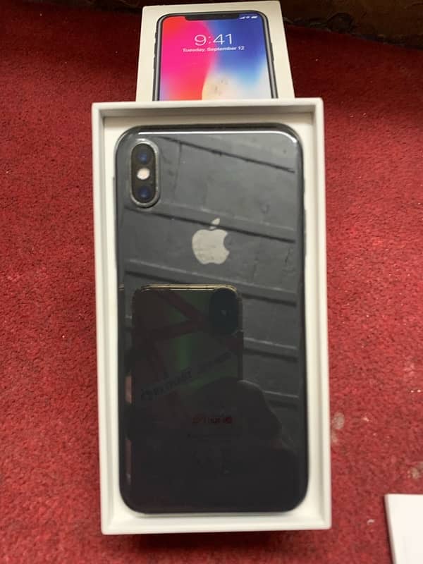 iphone x 64 gb pta approved with box 3