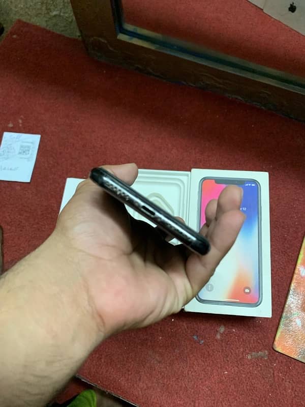 iphone x 64 gb pta approved with box 7