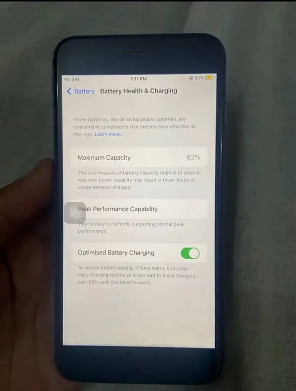 iPhone 8plus pta approved only set 82 battery health 5