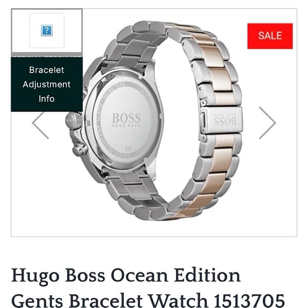 hugo boss ocean edition gents bracelet 1