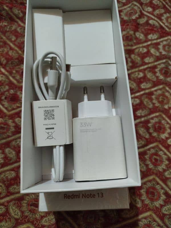 Redmi 33 watt new charger with New c type cable 1