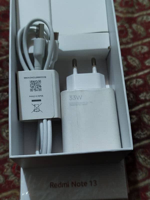 Redmi 33 watt new charger with New c type cable 2