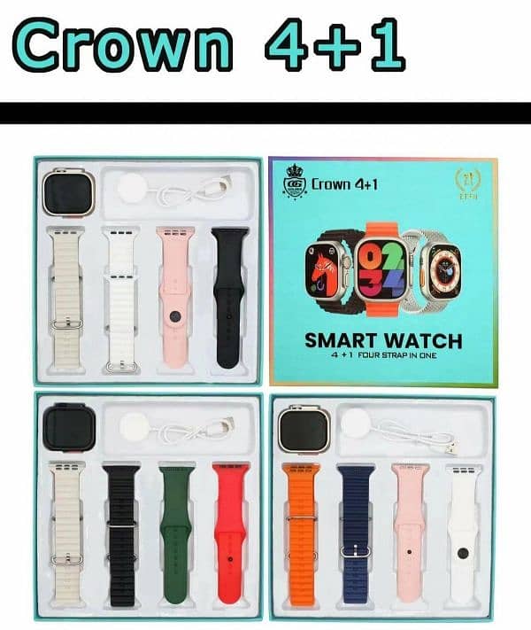 High Quality Ultra Smart Watch 4+1 strap with Free Delivery 1