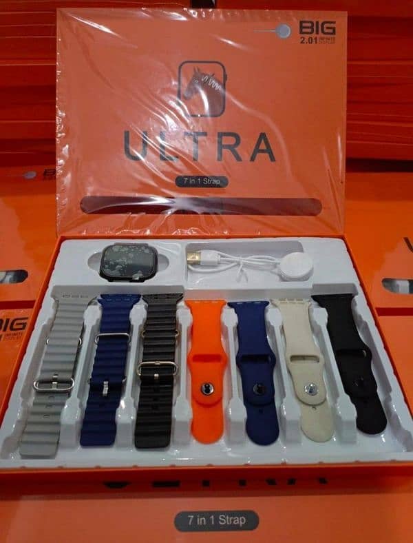 High Quality Ultra Smart Watch 7+1 straps with Free Delivery 1