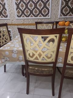 6 chairs dinning table