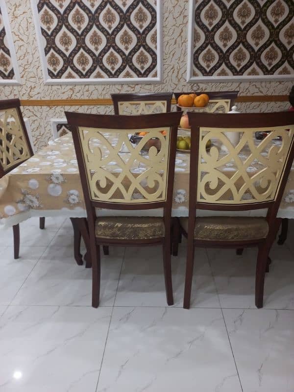 6 chairs dinning table 1