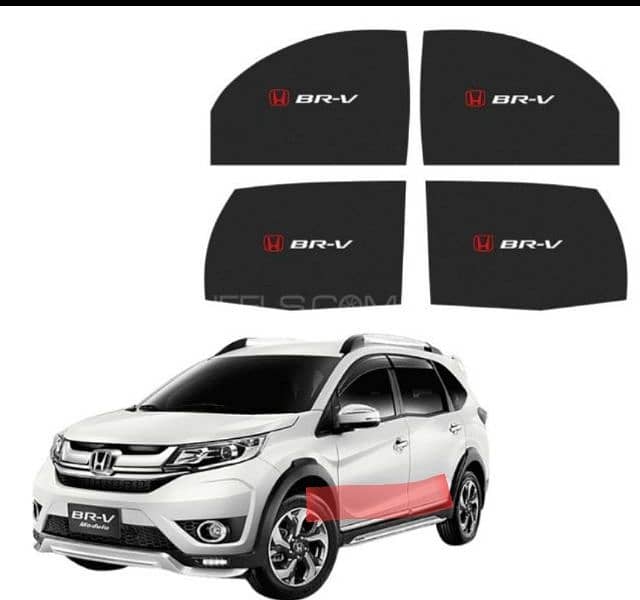 Honda BRV Top Cover, Dash Mat, Safety Lock & Sun Shades 2