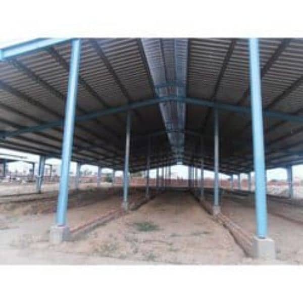 Fiber Shed /Fiber sheet and iron sheet work 1