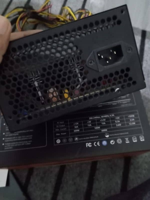 power supply 600W 4