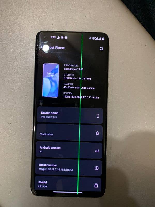 One Plus 9 Pro Dual PTA 8/128GB For Sell and For Exchange 3