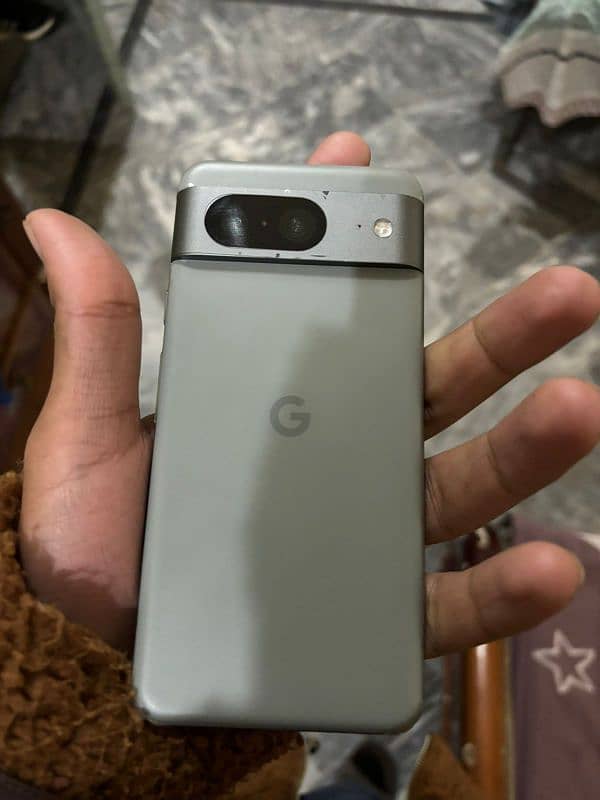 google pixel 8 | 128 gb | approved | hazel color 0