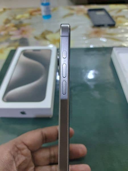 Iphone 15 pro max Natural Titanium 512gb jv 5