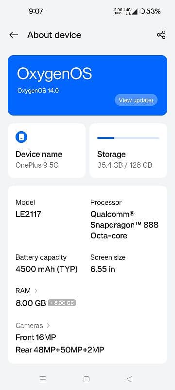 oneplus 9 8