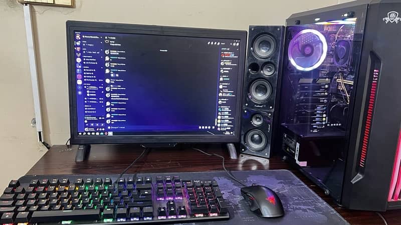 AMD gaming pc full setup for sale 10/10 1