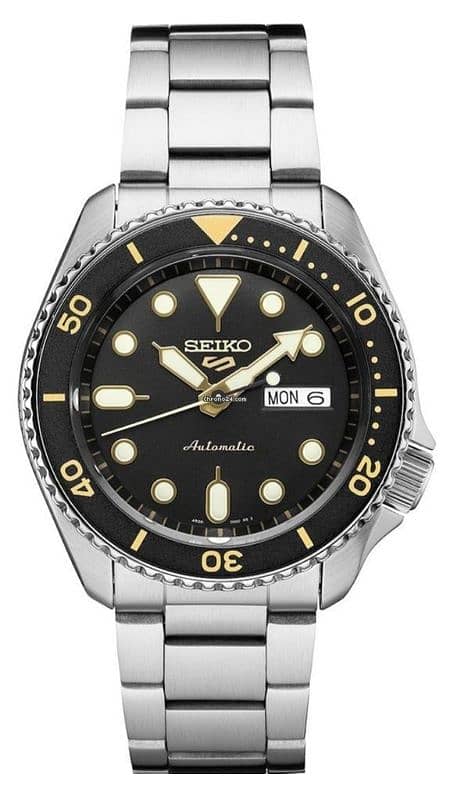 automatic men's watch Seiko 5 Sports SRPD57K1 42.5mm 100m 0